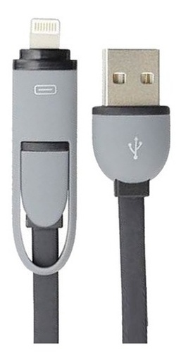 [58858] CABLE USB A MICRO USB y LIGHTNING