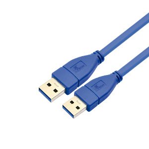 [69968] CABLE USB 3.0 A MACHO A MACHO AZUL XTC352